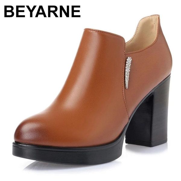 dress shoes beyarne2021 women high heel platform round toe rhinestones genuine leather fashion female, Black
dress shoes beyarne2021 women high heel platform round toe rhinestones genuine leather fashion female, Black