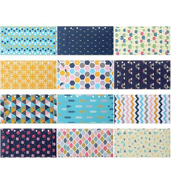 gift wrap 12pcs/lot creative punching budget envelope bags for diy handmade craft scrapbooking notebook stationery supplies 
gift wrap 12pcs/lot creative punching budget envelope bags for diy handmade craft scrapbooking notebook stationery supplies