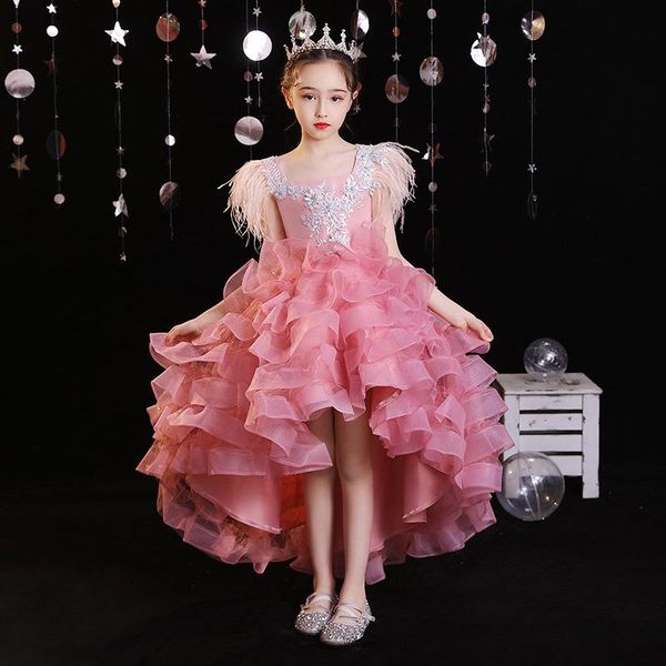 girl's dresses girls' evening dress children's princess little birthday host summer pink, Red;yellow
girl's dresses girls' evening dress children's princess little birthday host summer pink, Red;yellow