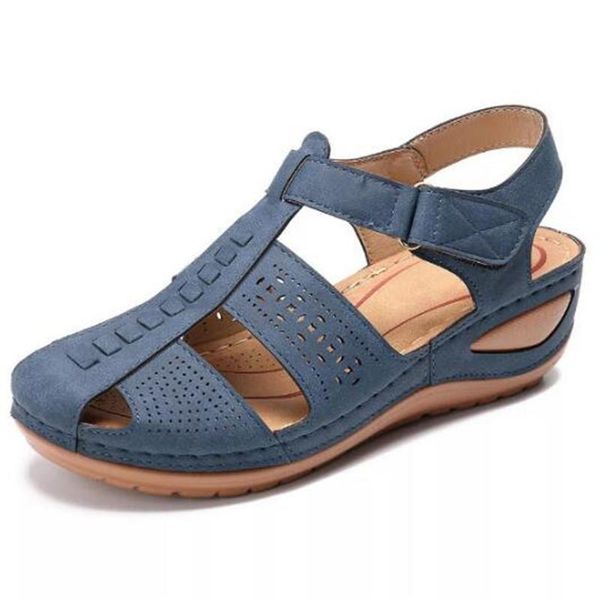 sandals women summer ladies pu buckle strap 5.5cm wedges high heels round toe shallow back soft bottom retro cutout blue, Black
sandals women summer ladies pu buckle strap 5.5cm wedges high heels round toe shallow back soft bottom retro cutout blue, Black