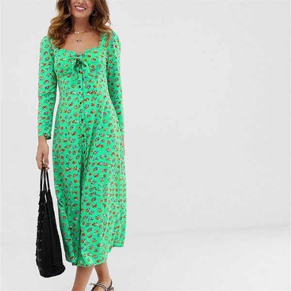 spring women's dress casual flower print bow decoration vestidos 210430, Black;gray
spring women's dress casual flower print bow decoration vestidos 210430, Black;gray