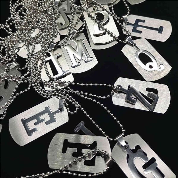 necklaces pendants letter stainless steel fashion vintage black men pendant for women female male jewelry, Silver
necklaces pendants letter stainless steel fashion vintage black men pendant for women female male jewelry, Silver
