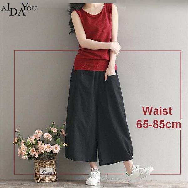 women's pants & capris women wide leg navy elastic waist big size pockets cotton linen ankle-length casual loose plus trouser ouc1168, Black;white
women's pants & capris women wide leg navy elastic waist big size pockets cotton linen ankle-length casual loose plus trouser ouc1168, Black;white