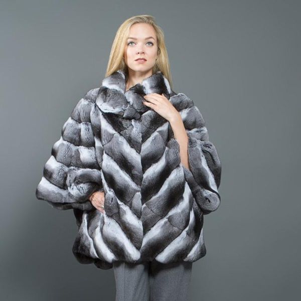 women's fur & faux delightful rex coat women winter fashion chinchilla color jacket bat type overcoat, Black
women's fur & faux delightful rex coat women winter fashion chinchilla color jacket bat type overcoat, Black