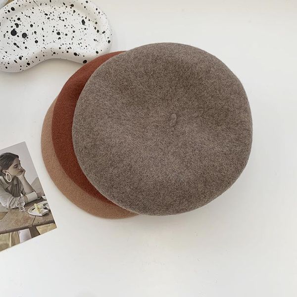 berets 2021 woman winter hat female british retro autumn japanese wool painter lady bud versatile women, Blue;gray
berets 2021 woman winter hat female british retro autumn japanese wool painter lady bud versatile women, Blue;gray