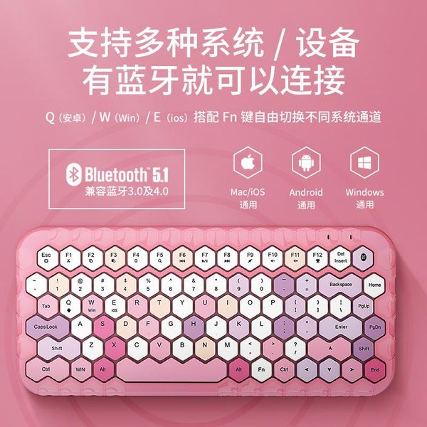 diamond honeycomb mute keyboard pink girl 2.4g wireless mini and mouse set notebook deskuniversal combos
diamond honeycomb mute keyboard pink girl 2.4g wireless mini and mouse set notebook deskuniversal combos