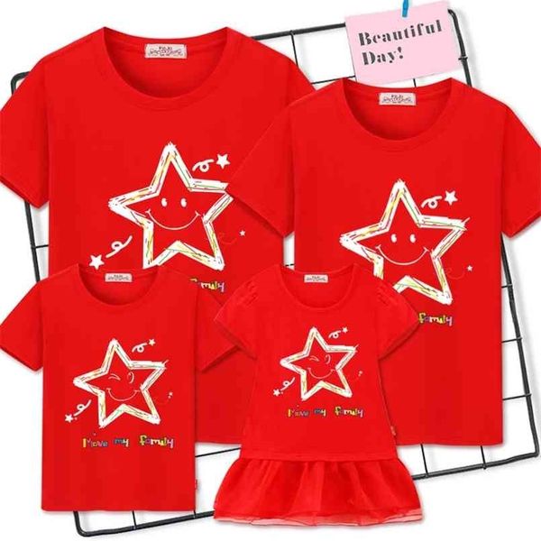family matching clothes mommy and me short-sleeved t-shirt mother and daughter dress outfits look 210724, Blue
family matching clothes mommy and me short-sleeved t-shirt mother and daughter dress outfits look 210724, Blue