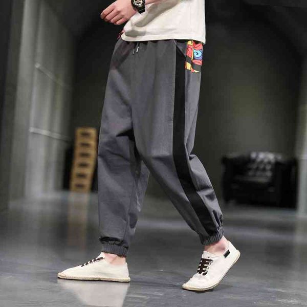 men's pants streetwear men printing harem vintage man wied leg trousers loose cotton linen male jogging sweatpants oversized 5xl q, Black
men's pants streetwear men printing harem vintage man wied leg trousers loose cotton linen male jogging sweatpants oversized 5xl q, Black