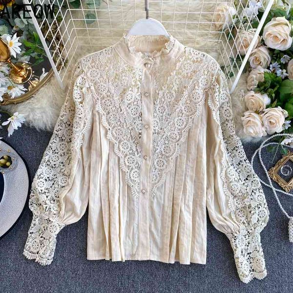 women's blouse shirts long sleeve female black white womens clothing spring summer 100% cotton white blouse 210507
women's blouse shirts long sleeve female black white womens clothing spring summer 100% cotton white blouse 210507