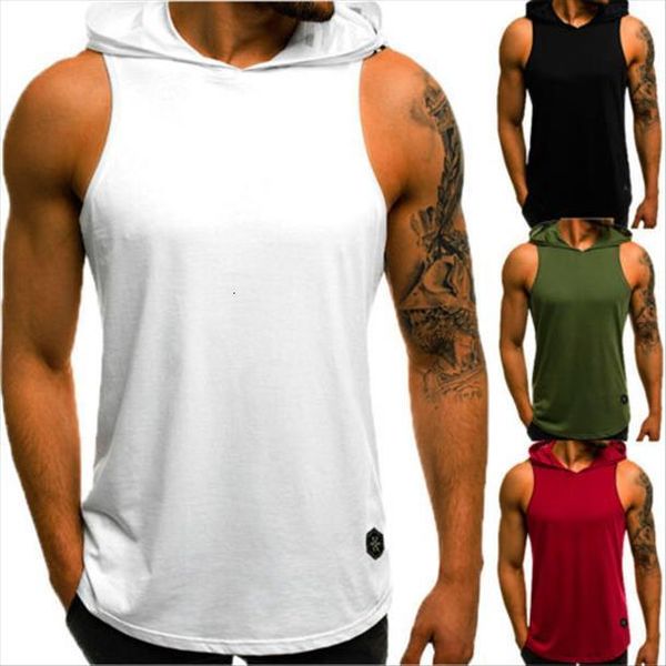 mens cotton sleeveless hoodie men bodybuilding workout tank muscle fitness shirts male jackets, White;black
mens cotton sleeveless hoodie men bodybuilding workout tank muscle fitness shirts male jackets, White;black