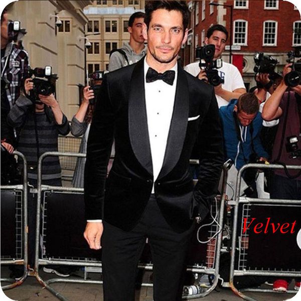 men's suits & blazers shawl lapel black velvet men smoking jacket custom made regular fit groom tuxedos blazer costume terno mascu, White;black
men's suits & blazers shawl lapel black velvet men smoking jacket custom made regular fit groom tuxedos blazer costume terno mascu, White;black
