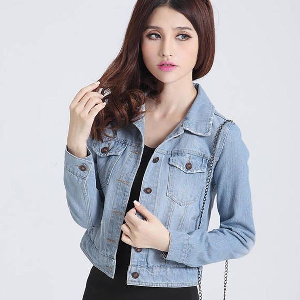 women's jackets salspor denim women turn-down collar long sleeve retro female slim large size solid coat, Black;brown
women's jackets salspor denim women turn-down collar long sleeve retro female slim large size solid coat, Black;brown