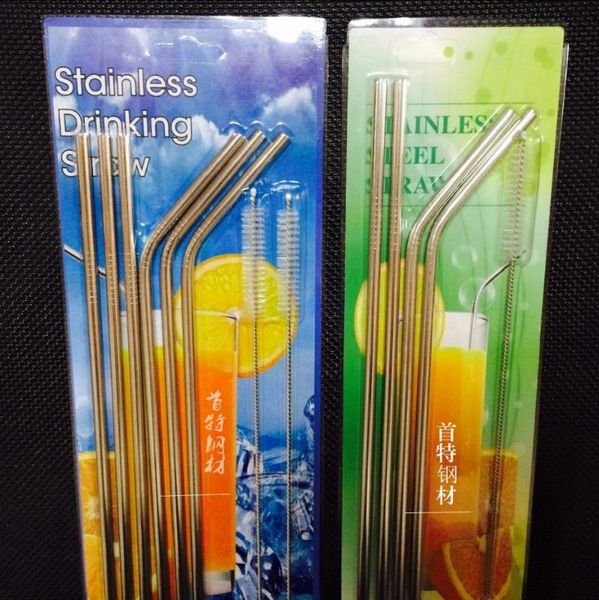 drinking straws 4pcs stainless steel straight straw bend with 1 cleaner brush retail package 267mm 6mm drink tool for mugs 30oz 50sets
drinking straws 4pcs stainless steel straight straw bend with 1 cleaner brush retail package 267mm 6mm drink tool for mugs 30oz 50sets
