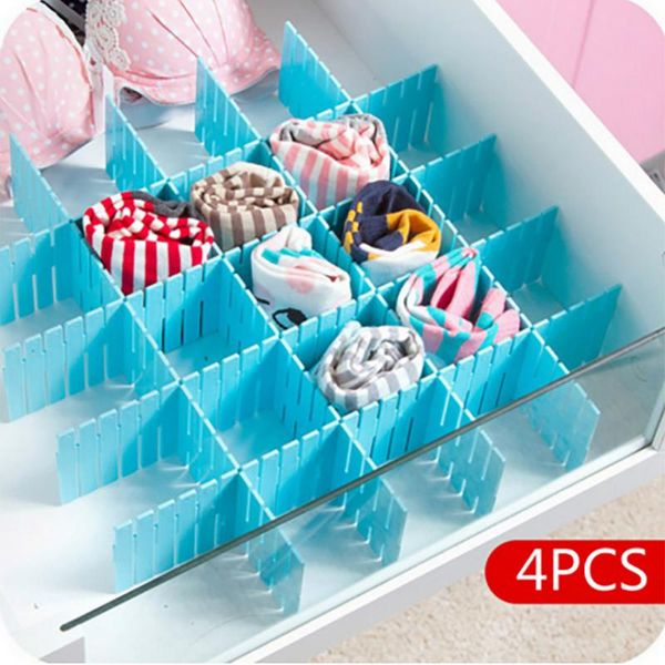 storage drawers 4pcs diy plastic drawer grid separator divider partition organizer underwear socks makeup clapboard
storage drawers 4pcs diy plastic drawer grid separator divider partition organizer underwear socks makeup clapboard