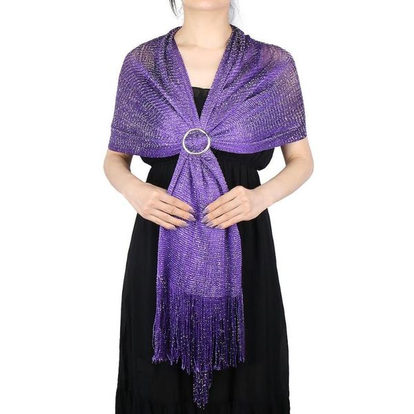 scarves fashion glitter lurex long scarf shawl for elegant women party breathable mesh metal ring accessories tassel, Blue;gray
scarves fashion glitter lurex long scarf shawl for elegant women party breathable mesh metal ring accessories tassel, Blue;gray