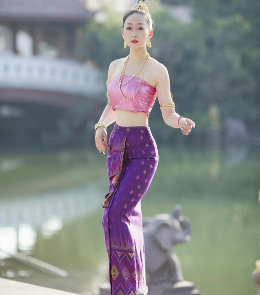 thailand dress slim wrapped chest tank phasin skirt foot bath overalls technician clothes thai spa uniforms for women ethnic cloth, Red
thailand dress slim wrapped chest tank phasin skirt foot bath overalls technician clothes thai spa uniforms for women ethnic cloth, Red