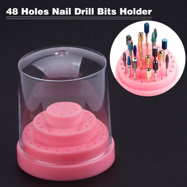 10/14/20/48 holes nail art drill bits holder nails milling cutter display container empty storage box manicure accessories tools equipment, Silver
10/14/20/48 holes nail art drill bits holder nails milling cutter display container empty storage box manicure accessories tools equipment, Silver