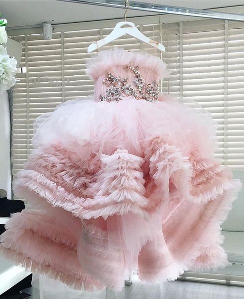 2021 luxurious pink flower girl dresses ball gown sheer neck lace beaded tiers lilttle kids birthday pageant weddding gowns zj674, White;blue
2021 luxurious pink flower girl dresses ball gown sheer neck lace beaded tiers lilttle kids birthday pageant weddding gowns zj674, White;blue