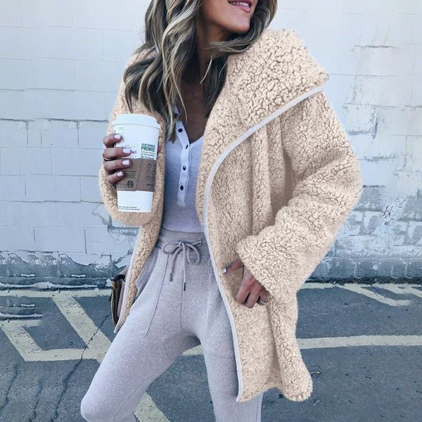 women's fur & faux designer women long coat hooded zipper fly donna cardigan female fashion casual zrrg, Black
women's fur & faux designer women long coat hooded zipper fly donna cardigan female fashion casual zrrg, Black