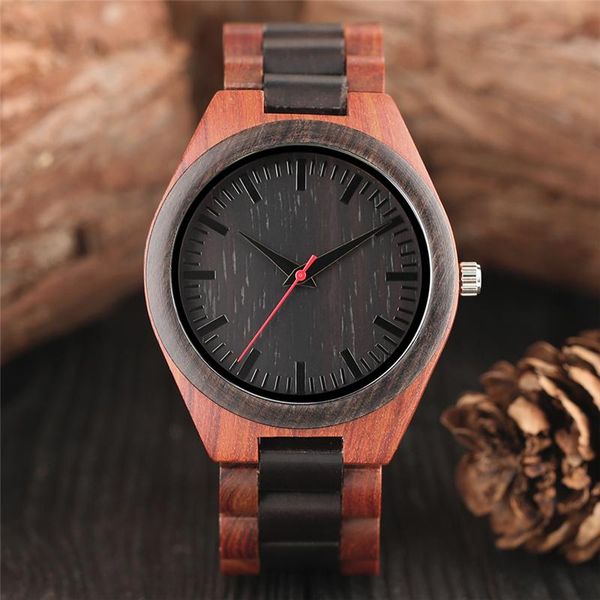 wristwatches casual bamboo wrist watch nature sandalwood watches men's wooden quartz analog display clock full wood band adjustable str, Slivery;brown
wristwatches casual bamboo wrist watch nature sandalwood watches men's wooden quartz analog display clock full wood band adjustable str, Slivery;brown