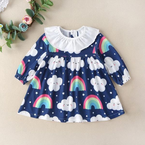 girl's dresses chic spring baby girl comfort soft long sleeve cartoon personality printing lotus collar lovely casual dress, Red;yellow
girl's dresses chic spring baby girl comfort soft long sleeve cartoon personality printing lotus collar lovely casual dress, Red;yellow