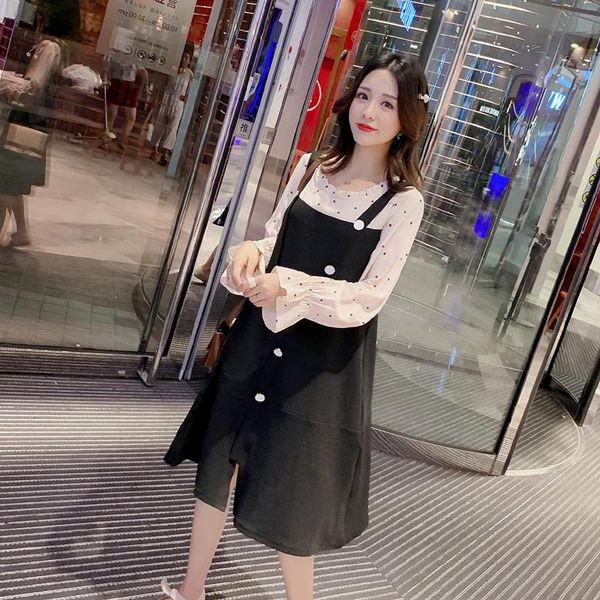 maternity dresses autumn pregnant women dress floral chiffon sleeve patchwork strap ruffle loose split office lady wholesale, White
maternity dresses autumn pregnant women dress floral chiffon sleeve patchwork strap ruffle loose split office lady wholesale, White