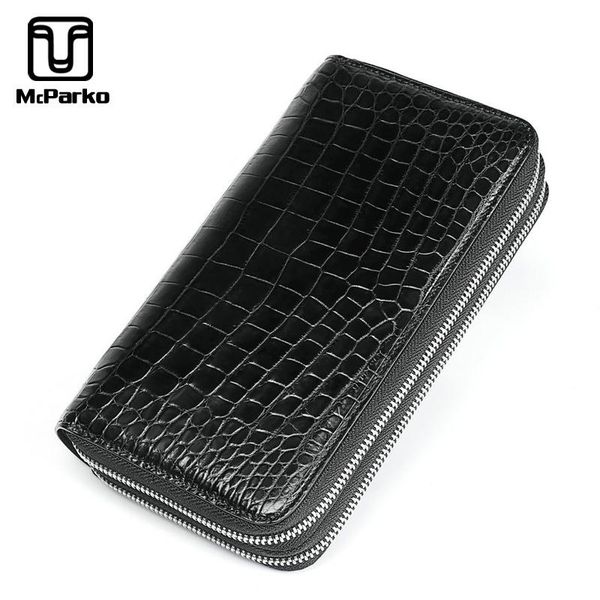 wallets mcparko authentic crocodile leather wallet men clutch double zipper design card holder handy purse, Red;black
wallets mcparko authentic crocodile leather wallet men clutch double zipper design card holder handy purse, Red;black