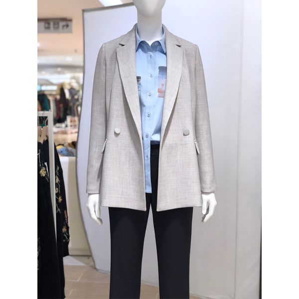 women's suits & blazers blazer suit black color fashion long sleeve coat women elegant double breasted jacket female ladies terz, White;black
women's suits & blazers blazer suit black color fashion long sleeve coat women elegant double breasted jacket female ladies terz, White;black