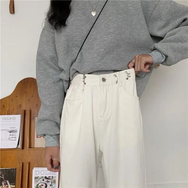 20112021 Spring White Plus Size High Waist Jeans Streetwear Wide Leg Pants Womens Fashion Trousers Full Length Loose Denim Pants
20112021 Spring White Plus Size High Waist Jeans Streetwear Wide Leg Pants Womens Fashion Trousers Full Length Loose Denim Pants