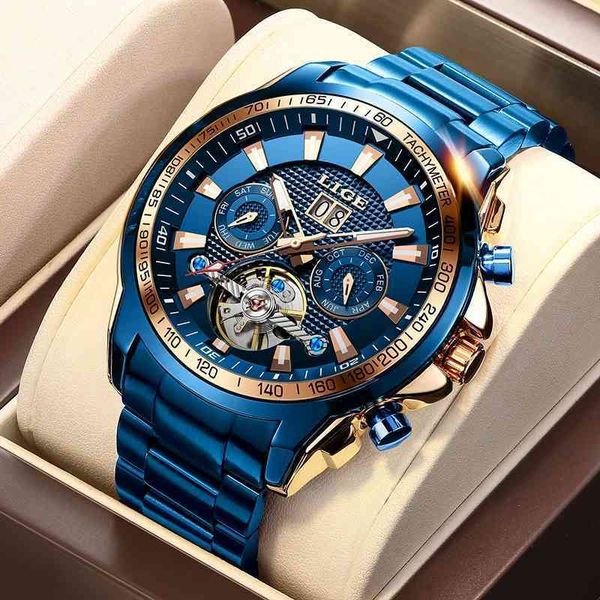 luik 2021 watches automatic men's brand luxury mechanical waterproof reloj hombre tours, Slivery;brown
luik 2021 watches automatic men's brand luxury mechanical waterproof reloj hombre tours, Slivery;brown