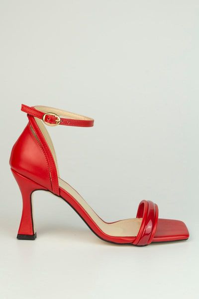 sandals women's red skin heels, Black
sandals women's red skin heels, Black