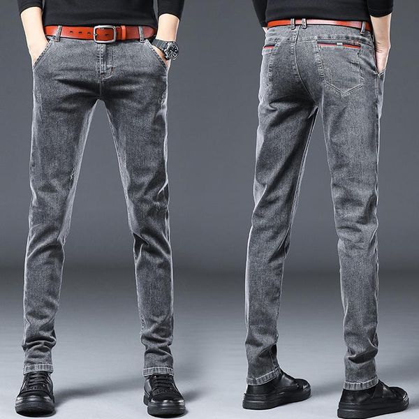 men's jeans 2021 pants spring and autumn models thick trendy brand trousers straight, Blue
men's jeans 2021 pants spring and autumn models thick trendy brand trousers straight, Blue