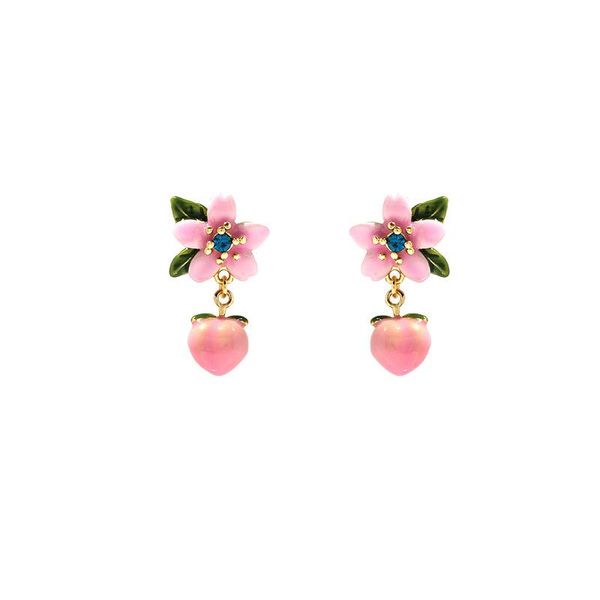 stud hand-painted enamel glaze pink peach earrings sen sweet female europe and america jewelry for woman 2021 trend, Golden;silver
stud hand-painted enamel glaze pink peach earrings sen sweet female europe and america jewelry for woman 2021 trend, Golden;silver