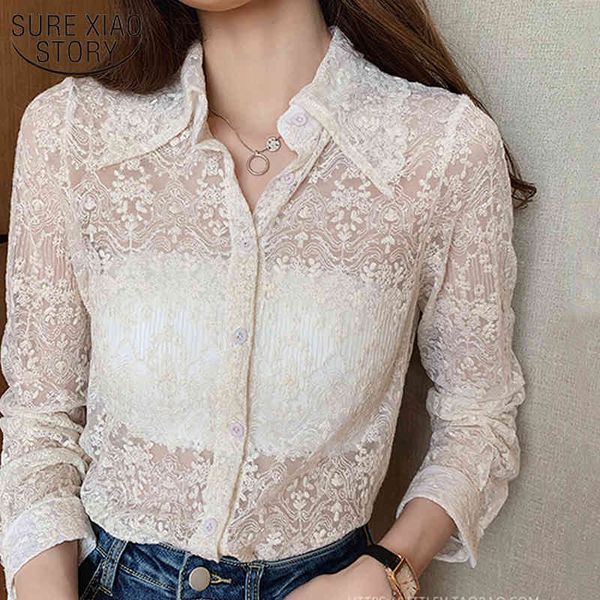 korean hollow plus size fashion chic floral embroidery long sleeve white blouse women spring lace bottoming shirt 13125 210415
korean hollow plus size fashion chic floral embroidery long sleeve white blouse women spring lace bottoming shirt 13125 210415