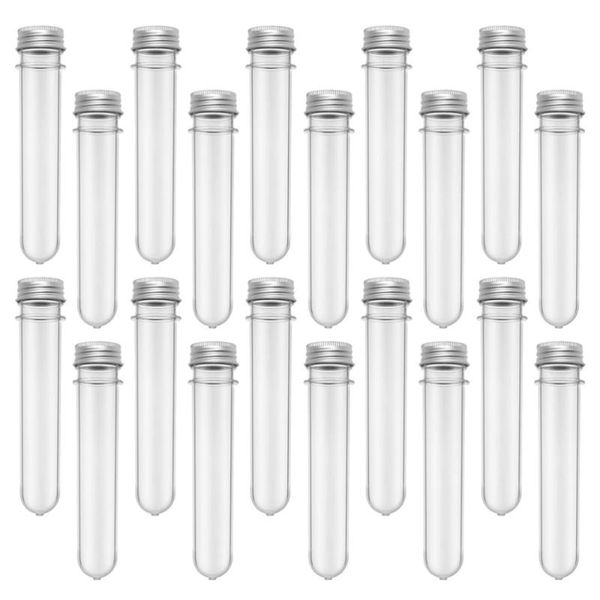 20pcs 40ml clear plastic test tubes pet cylindrical containers with screw caps for science experiments gift wrap
20pcs 40ml clear plastic test tubes pet cylindrical containers with screw caps for science experiments gift wrap