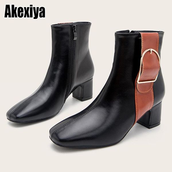 boots 2021 pu women ankle pointed casual booties autumn and winter woman short boot femal bc1955, Black
boots 2021 pu women ankle pointed casual booties autumn and winter woman short boot femal bc1955, Black