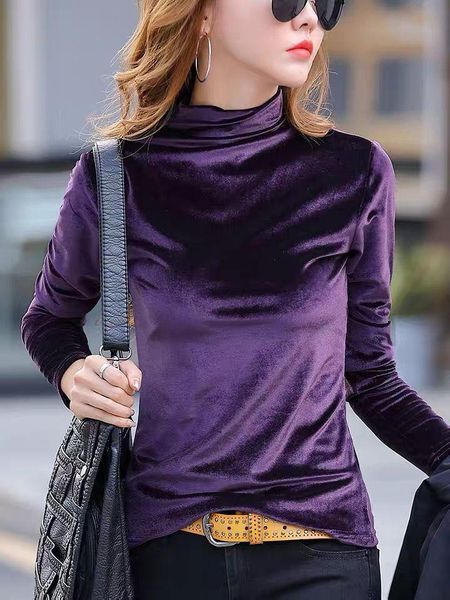 women's blouses & shirts turtleneck velvet women long sleeve 2021 spring autumn velour blouse basic shirt -2xl, White
women's blouses & shirts turtleneck velvet women long sleeve 2021 spring autumn velour blouse basic shirt -2xl, White