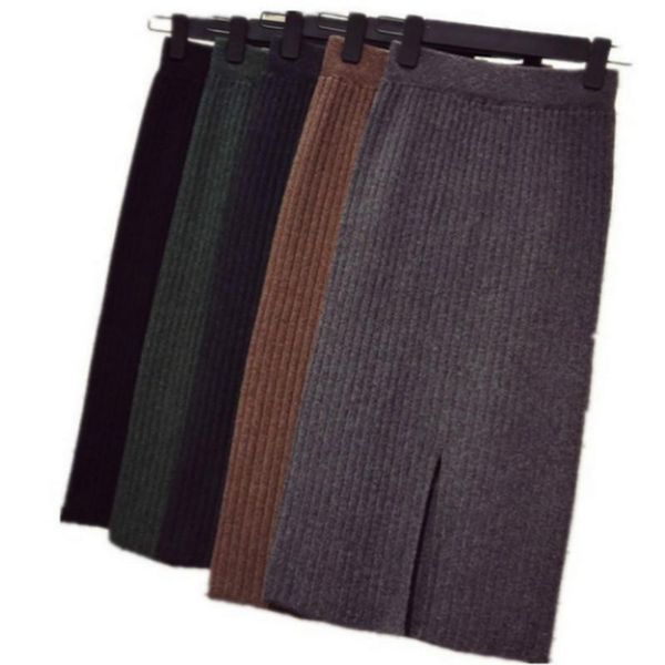 skirts 70cm elastic band women autumn winter warm knitted straight skirt ribbed mid-long black shirt
skirts 70cm elastic band women autumn winter warm knitted straight skirt ribbed mid-long black shirt