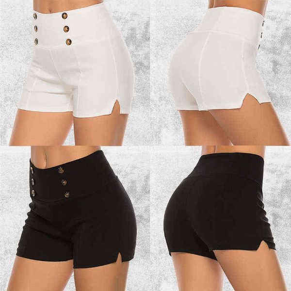 summer women shorts high waist office wear casual wide leg shorts korean solid brief design lady work office shorts y220311, White;black
summer women shorts high waist office wear casual wide leg shorts korean solid brief design lady work office shorts y220311, White;black