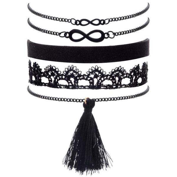 charm bracelets 5 pcs/ set lucky 8 hollow flower charms chain for women black tassel pendant multi-layer adjustable bangle jewelry, Golden;silver
charm bracelets 5 pcs/ set lucky 8 hollow flower charms chain for women black tassel pendant multi-layer adjustable bangle jewelry, Golden;silver