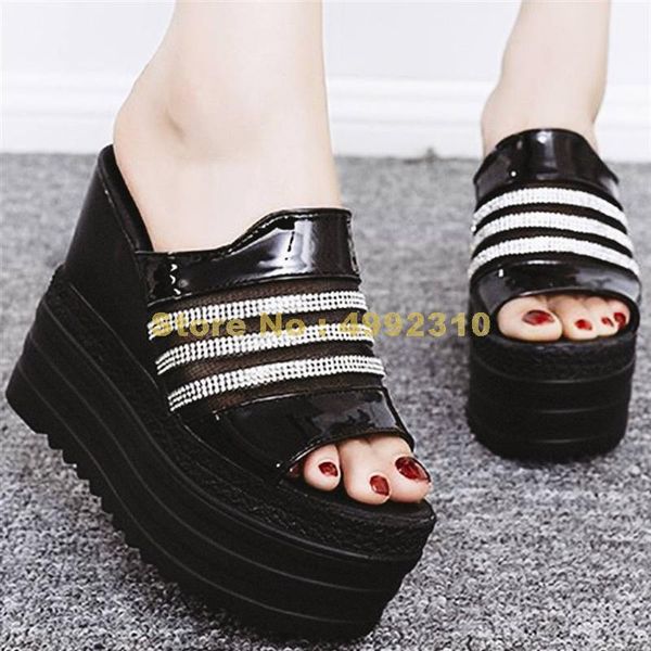 slippers crystals in stock for drop ship wedges high heels slides platform summer sandal shoes women fashion, Black
slippers crystals in stock for drop ship wedges high heels slides platform summer sandal shoes women fashion, Black