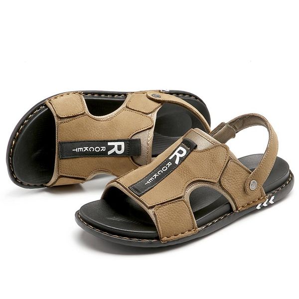 sandals misalwa slippers men summer shoes genuine leather comfortable anti-slip casual flat 38-45 khaki blue beach sandal, Black
sandals misalwa slippers men summer shoes genuine leather comfortable anti-slip casual flat 38-45 khaki blue beach sandal, Black