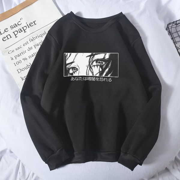 women's hoodies & sweatshirts dark sweatshirt are you afraid of the printed harajuku japanese anime loose casual, Black
women's hoodies & sweatshirts dark sweatshirt are you afraid of the printed harajuku japanese anime loose casual, Black