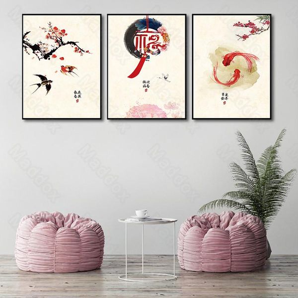 paintings canvas printing magpie returning to its nest koi carp playing in water blessing amulet pendant still life decorative painting
paintings canvas printing magpie returning to its nest koi carp playing in water blessing amulet pendant still life decorative painting