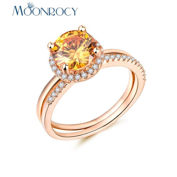 rose gold color cubic zirconia cz ring yellow crystal wedding rings round for women girls gift drop jewelry cluster, Golden;silver
rose gold color cubic zirconia cz ring yellow crystal wedding rings round for women girls gift drop jewelry cluster, Golden;silver