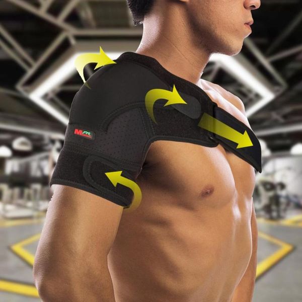 elbow & knee pads 1pc g02 shoulder brace support with adjustable strap breathable black left/right seamless perforated sports care, Black;gray
elbow & knee pads 1pc g02 shoulder brace support with adjustable strap breathable black left/right seamless perforated sports care, Black;gray