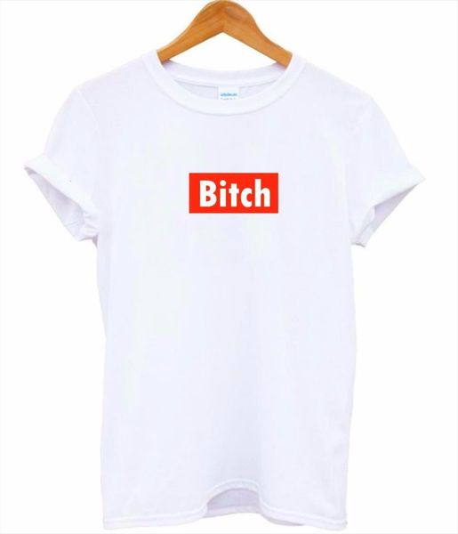 bitch red letters print womens cotton casual funny tee hipster drop ship z 777, White
bitch red letters print womens cotton casual funny tee hipster drop ship z 777, White