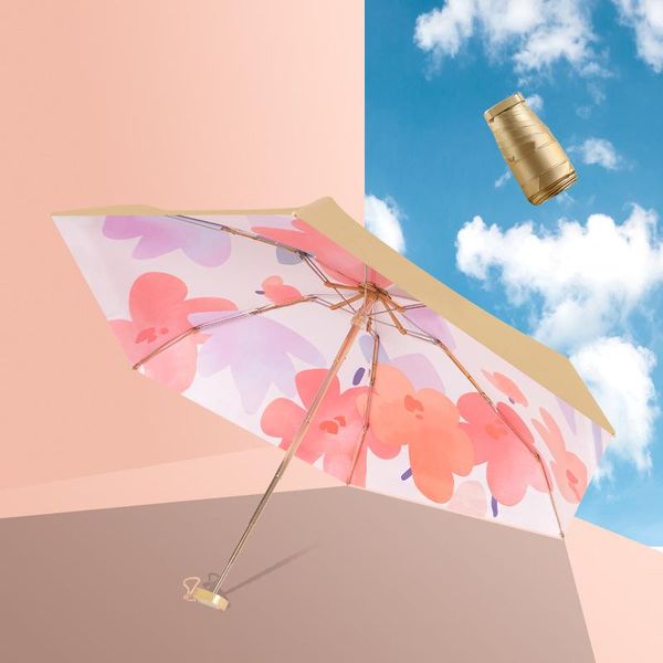 umbrellas women umbrella mini pocket small parasol anti uv sun protection flowers portable for travel five-folding
umbrellas women umbrella mini pocket small parasol anti uv sun protection flowers portable for travel five-folding