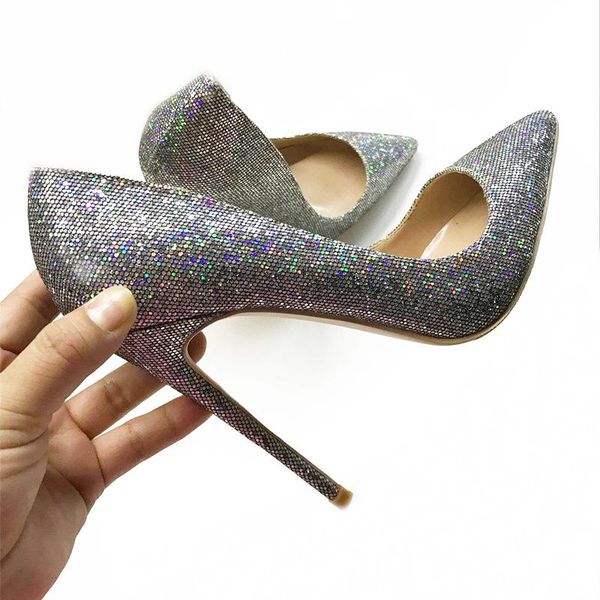 fashion glitter poined toe stiletto high heel shoe pump high-heeled shoes dress, Black
fashion glitter poined toe stiletto high heel shoe pump high-heeled shoes dress, Black