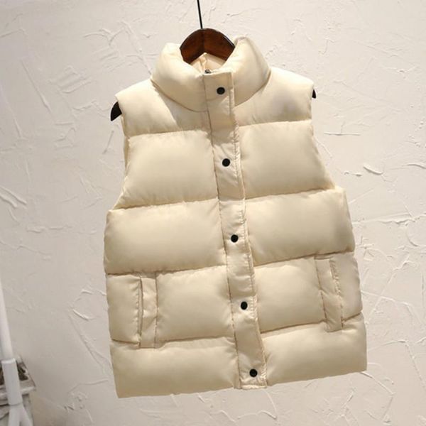 women's vests 2021 women sleeveless down cotton vest short waistcoat plus size 3xl stand collar autumn winter coat hk438, Black;white
women's vests 2021 women sleeveless down cotton vest short waistcoat plus size 3xl stand collar autumn winter coat hk438, Black;white